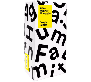 Cards Against Humanity: Family Edition (Three-Quarter View of Box)