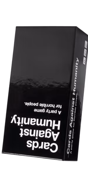 Cards Against Humanity (Front of Box View, Upside-down) 